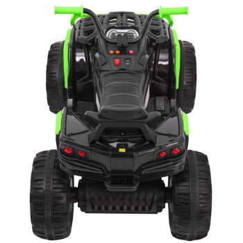 Quad ATV na akumulator dla dzieci Czarno-zielony + Koła EVA + Radio MP3 + LED + Wolny Start